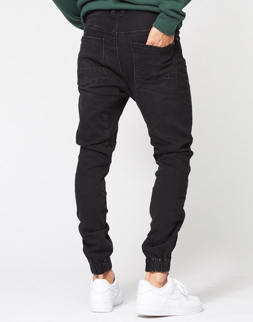 Park Washed Pursuit Jogger Jeans Black - Image 3