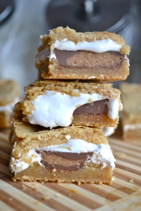 Peanut Butter Cup S'mores Bars