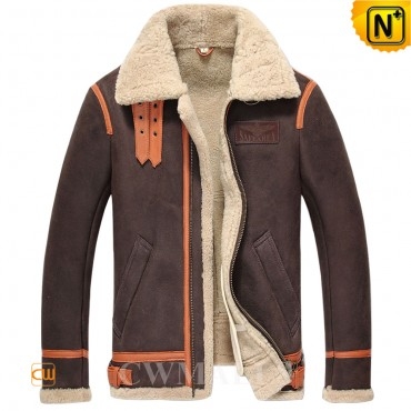 Perth Mens Brown Sheepskin Jacket CW857195