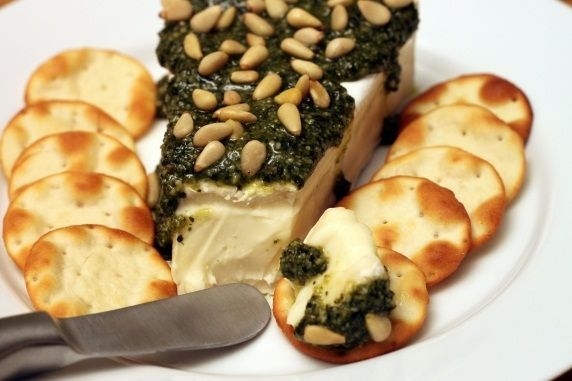 Pesto and Brie