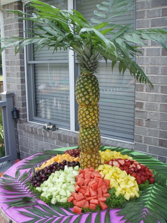 Pineapple palm tree