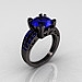 Pink Sapphire Solitaire Ring - Image 2