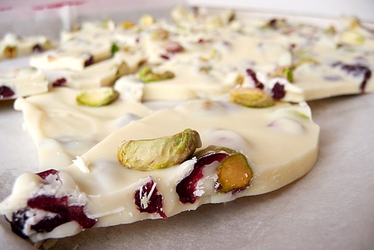Pistachio & Cranberry White Chocolate Bark - Image 2