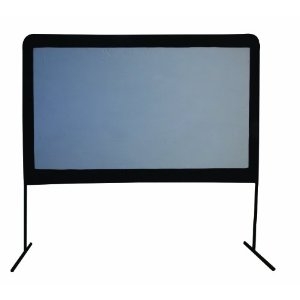 Portable outdoor movie screen