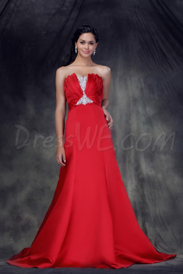 Pretty A-line Scalloped-Edge Sleeveless Chapel Beaded Color Anderae's Wedding Dress 