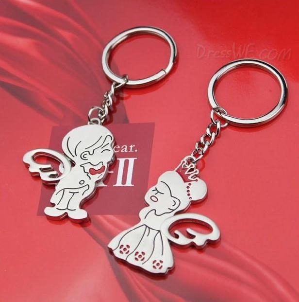 Pretty Love Angel Of Angel Couples Key Chain
