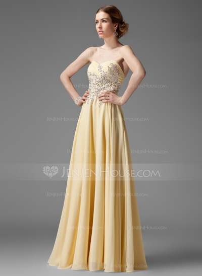 Princess Halter Sweep Train Chiffon Prom Dress With Ruffle Beading Sequins from online - Image 2
