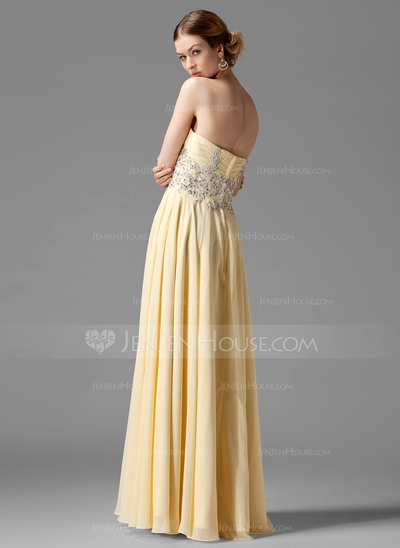 Princess Halter Sweep Train Chiffon Prom Dress With Ruffle Beading Sequins from online - Image 3