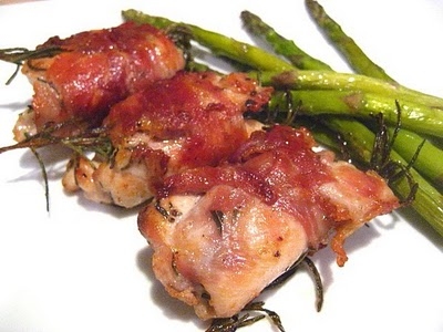 Prosciutto Wrapped Chicken Thighs