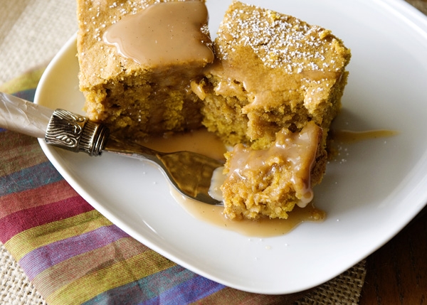 Pumpkin Salted Caramel Blondies - Image 3