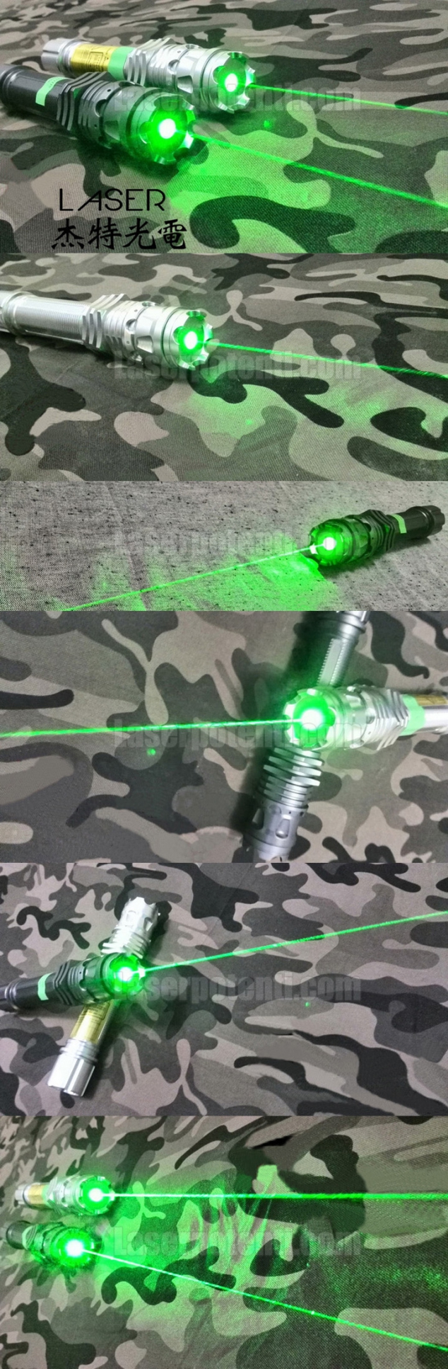 Puntatore laser verde 2000mW più potente
