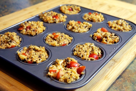Quinoa Pizza Bites