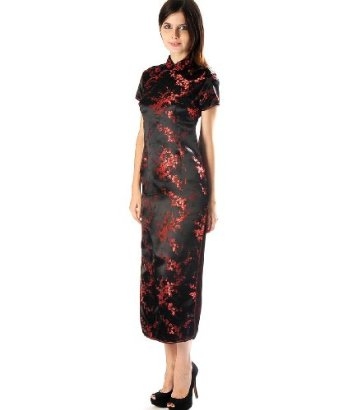 Quyi Women's Chineese Satin Gown