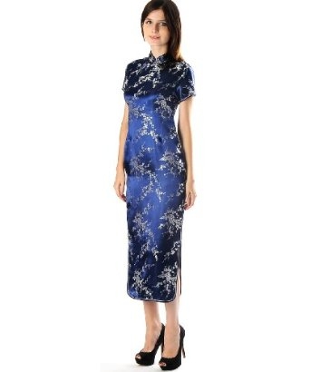 Quyi Women's Chineese Satin Gown