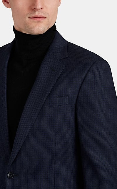Ralph Lauren Checked Wool-Blend Two-Button Sportcoat - Image 3