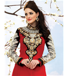 Red Salwar Kameez Indian wear - Image 2