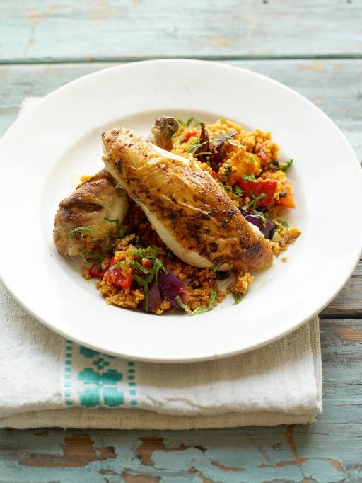 Roast Chicken with Couscous