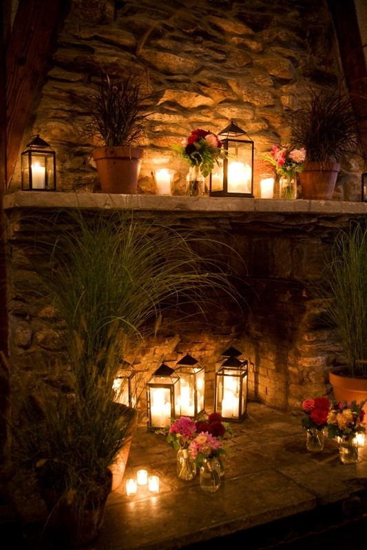 Rock Fireplace