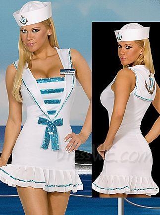 Seductive European Style Sexy Sailor Costume