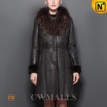 Seoul Fur Collar Shearling Winter Coat CW605508