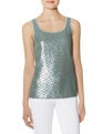 Sequin Front Tank