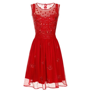 Serena Embellished Gem Dress