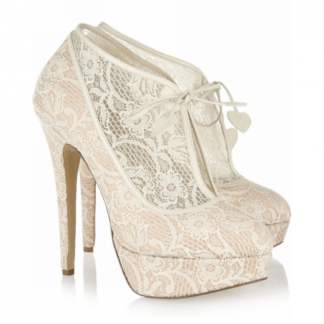 Sexy Lace Upper Platform Stiletto Heels Prom/Evening Shoes