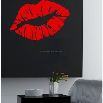 Sexy Women Lip Wall Decals