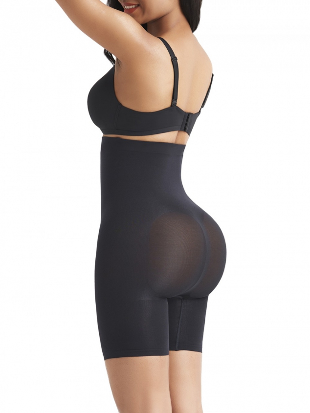  Shapewear Buttock Lift Black Seamless Queen Size Tummy Control - Image 3