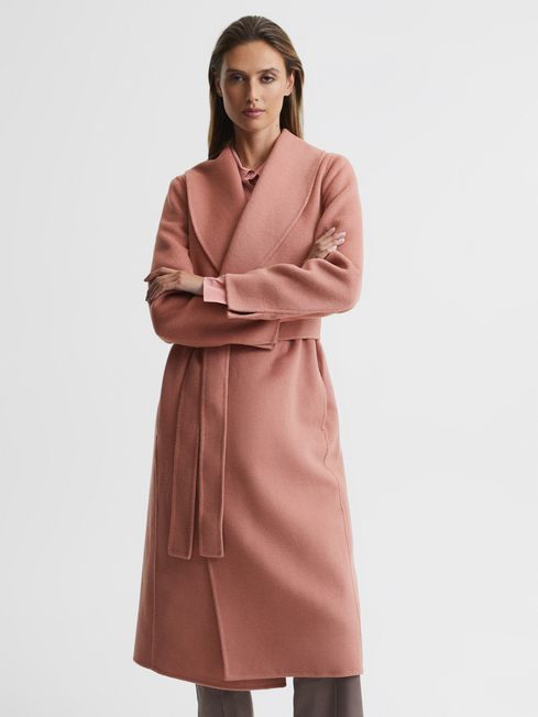 Shawl Collar Blindseam Long Coat - Image 2
