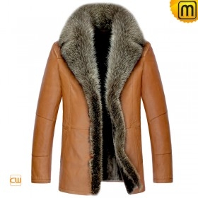 Shearling Sheepskin Fur Coat for Men CW852466