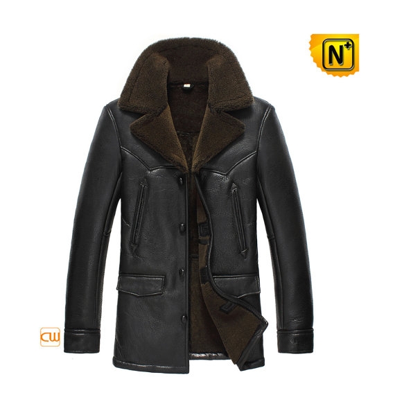 Sheepskin Shearling Leather Coat CW856125