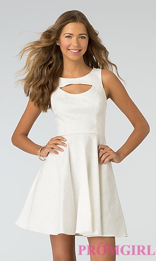Short High Neck Dress by XOXO