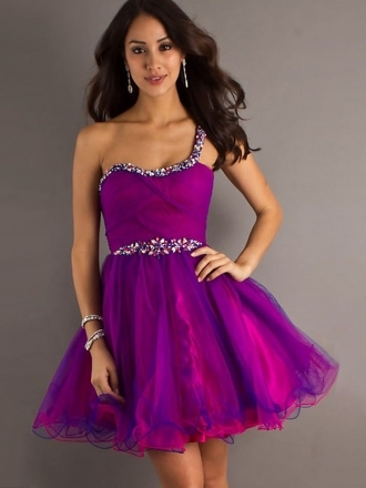 Short party dress for Sweet 16 