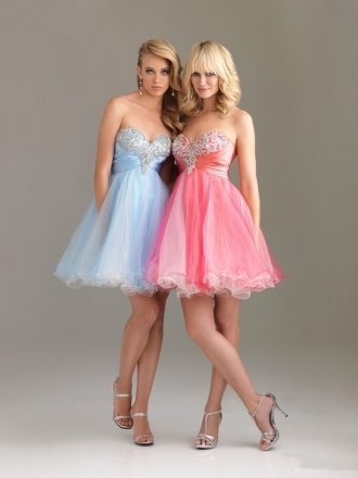 Short party dress for Sweet 16 