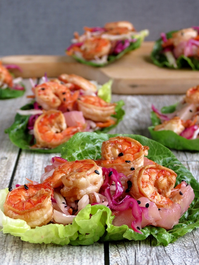 Shrimp Lettuce Wraps