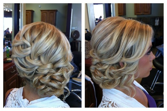 Side updo - for Cassie's wedding?