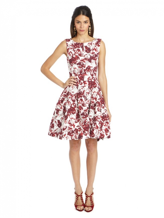 SLEEVELESS STRETCH COTTON DRESS