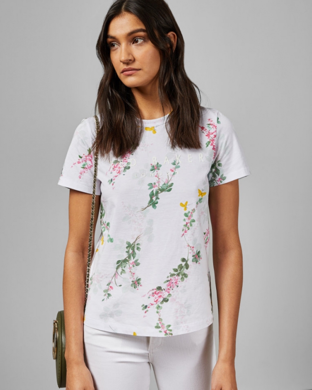 Sorbet Printed Cotton T-shirt