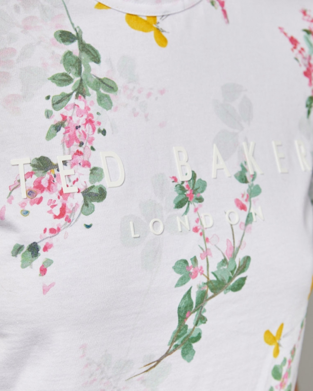 Sorbet Printed Cotton T-shirt - Image 2