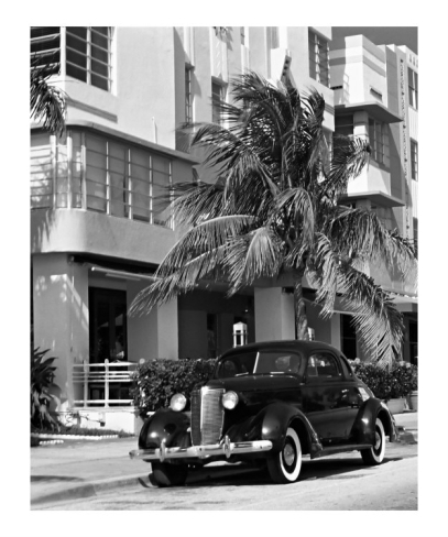 South Beach Print - by George Oze