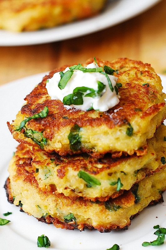 Spaghetti Squash, Quinoa and Parmesan Fritters - Image 3