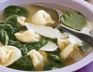 Spinach & Tortellini Soup