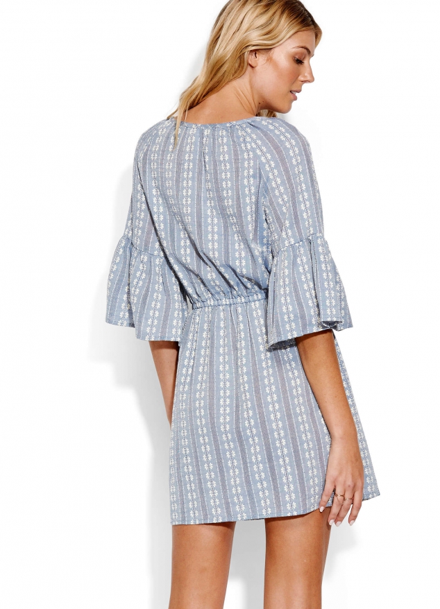 Splendour Dobby Stripe Dress - Image 2