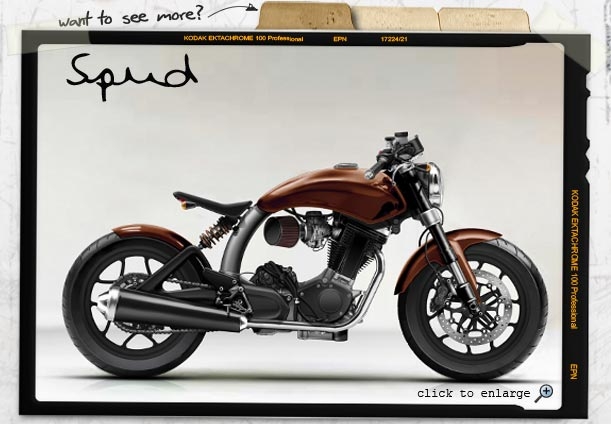 Spud Red by Mac Motorcycles