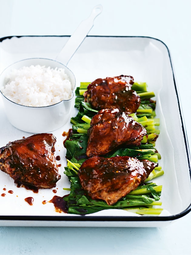 Sticky Roasted Thai Chicken