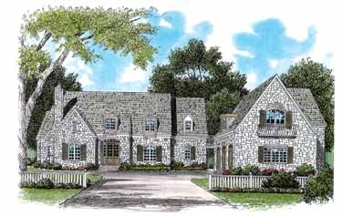 Stone French Country House Plan