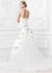 Strapless Duchess Satin Fit and Flare Gown Style