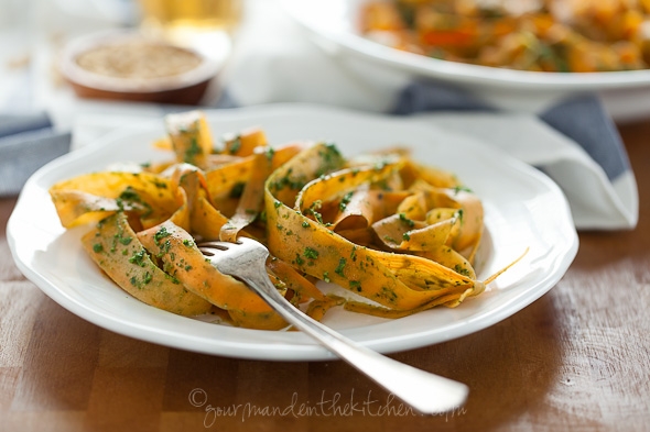 Sweet Potato Noodles with Kale Pesto - Image 2