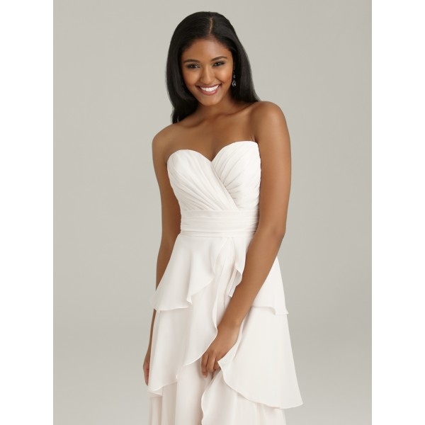Sweetheart Sheath Floor Length Bridesmaid Dresses